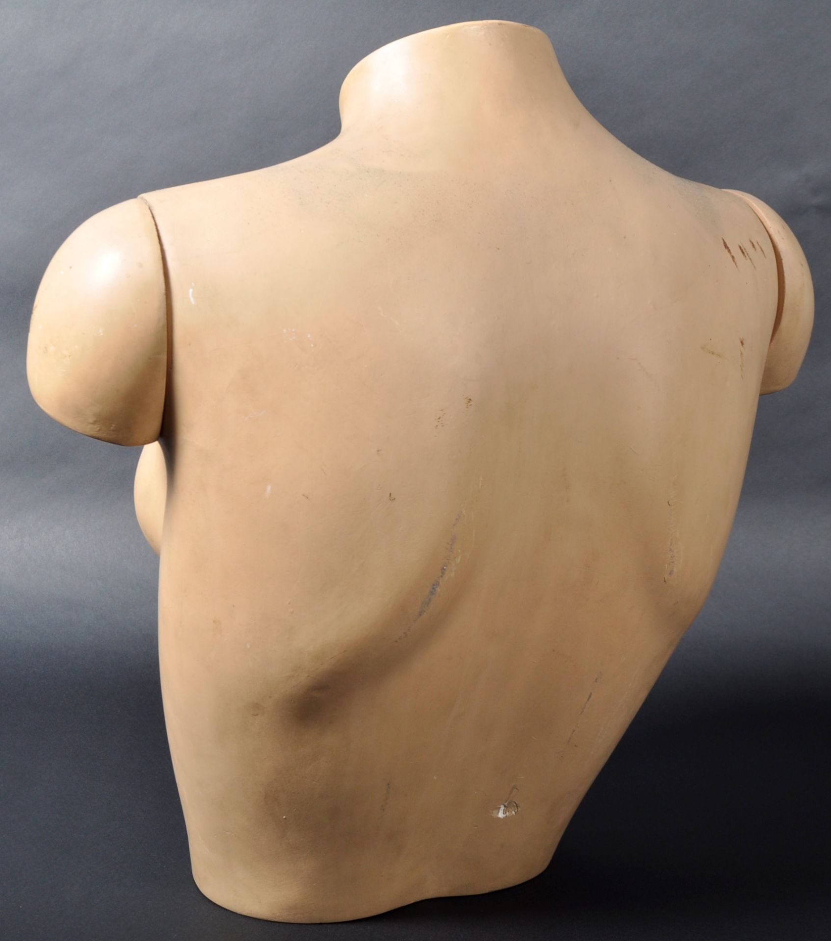 VINTAGE ART DECO PLASTER FULL BODY FEMALE SHOP MANNEQUIN - Bild 6 aus 7