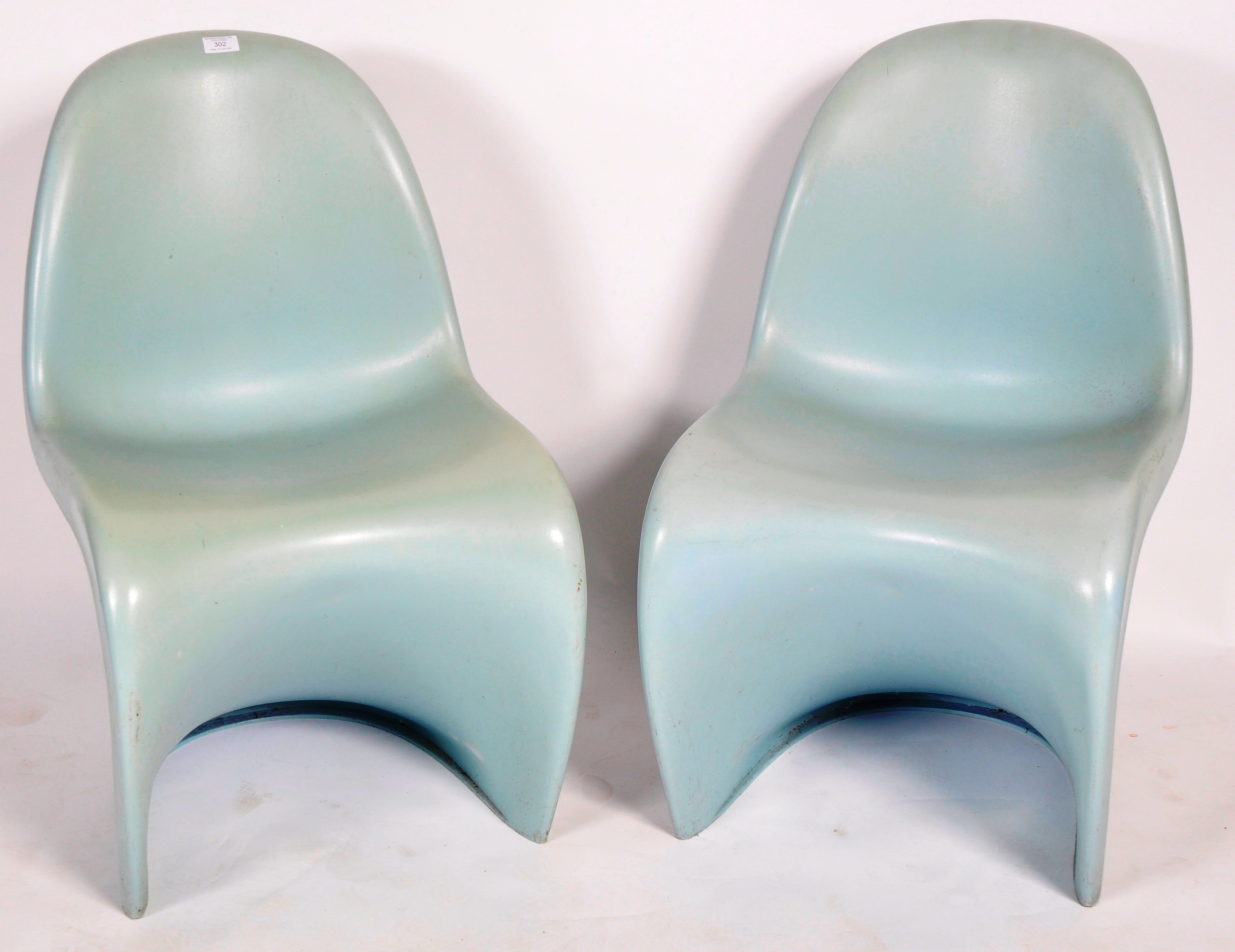 AFTER VERNER PANTON - S CHAIRS - PAIR OF CHAIRS - Image 2 of 6