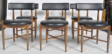 LESLIE DANDY FOR G-PLAN - MATCHING SET OF SIX DINING CHAIRS