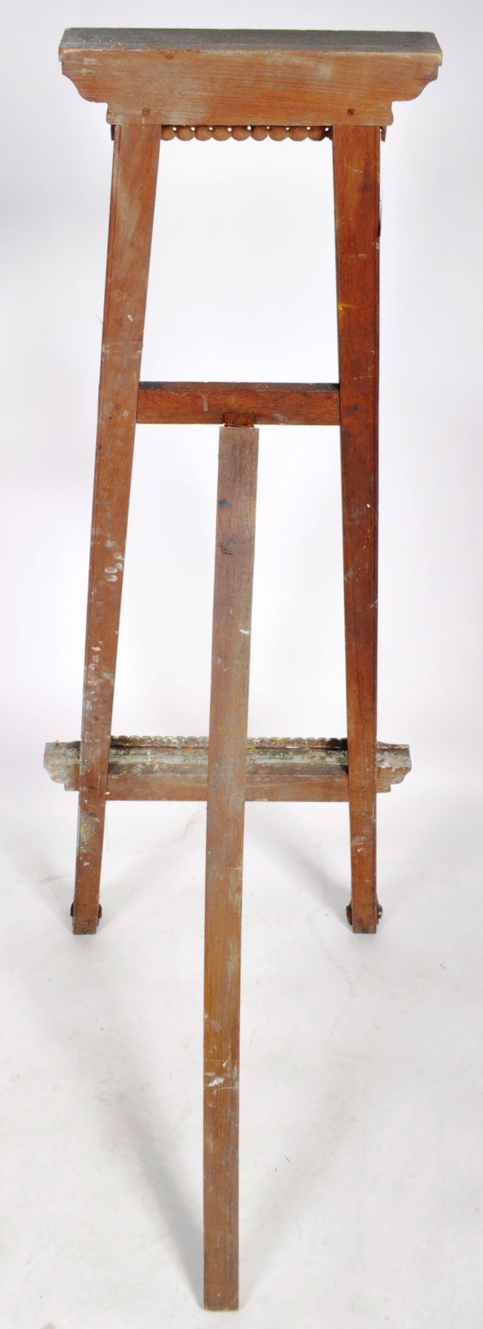 VINTAGE 20TH CENTURY ORIENTAL CARVED WOOD EASEL STAND - Image 13 of 13