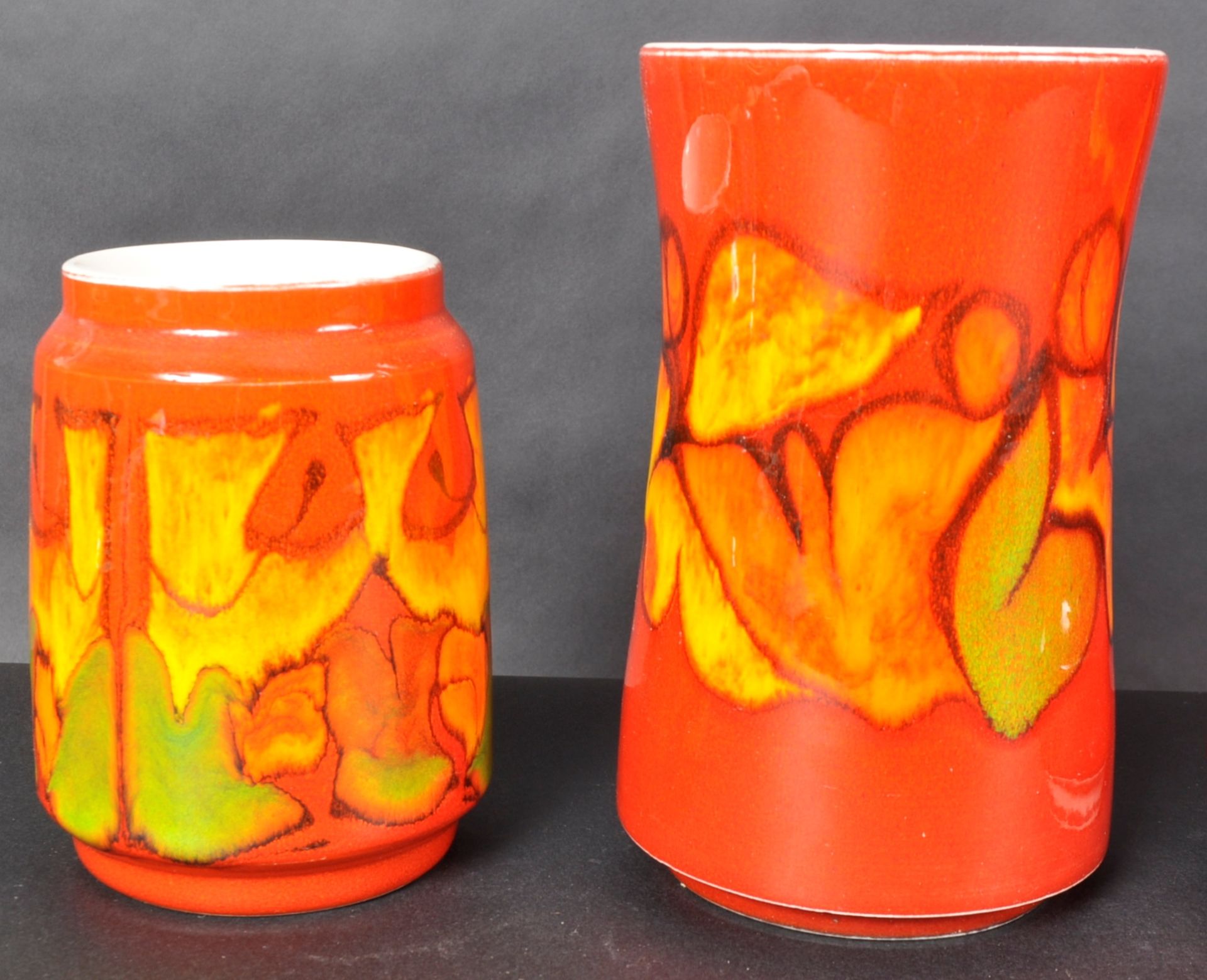 POOLE POTTERY DELPHIS RANGE RED COLLECTION - Image 2 of 7