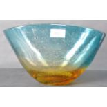 STUDIO ART GLASS CENTREPIECE BOWL