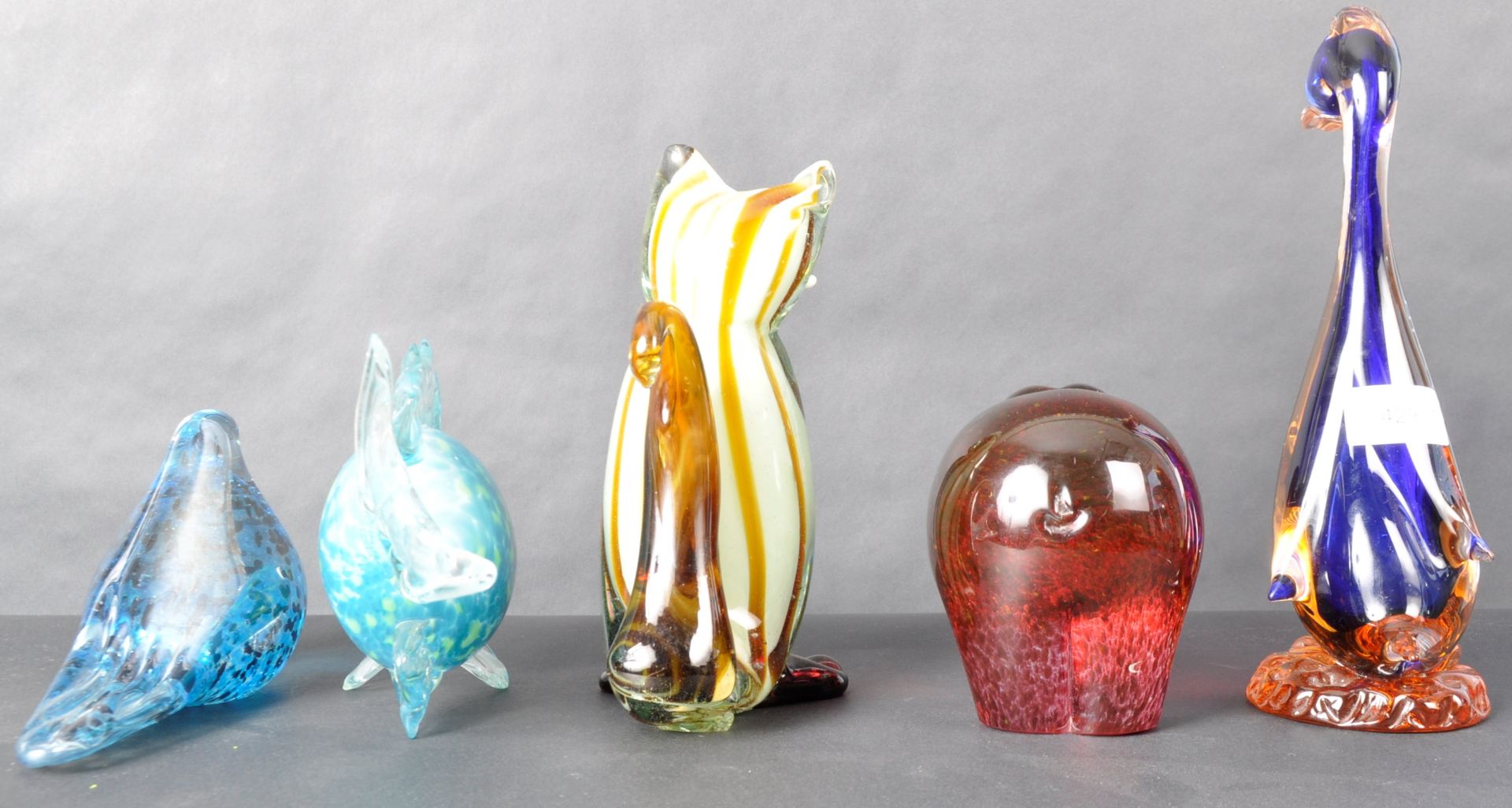 COLLECTION OF RETRO VINTAGE GLASS ANIMALS - Image 3 of 7