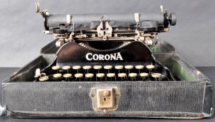 THE CORONA TYPEWRITER - 1930s FOLDOVER TYPEWRITER