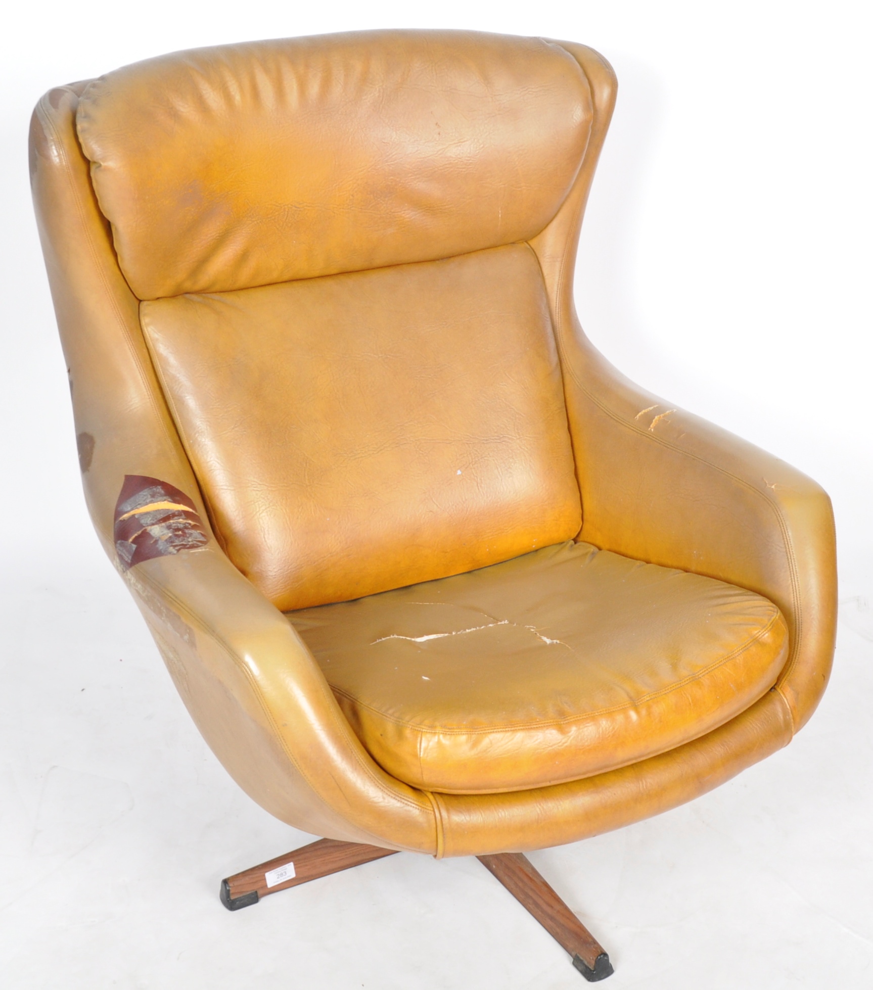 RETRO VINTAGE SWIVEL EGG CHAIR - Image 2 of 6