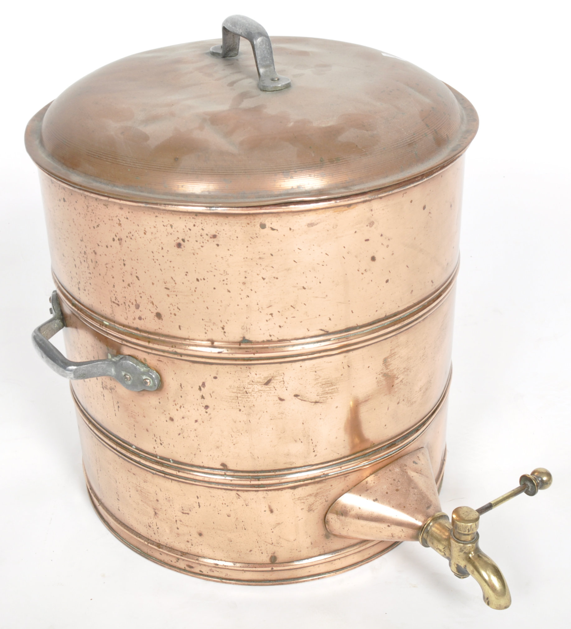 LARGE COPPER PLATED SAMOVAR - WATER VESSEL - Image 2 of 4