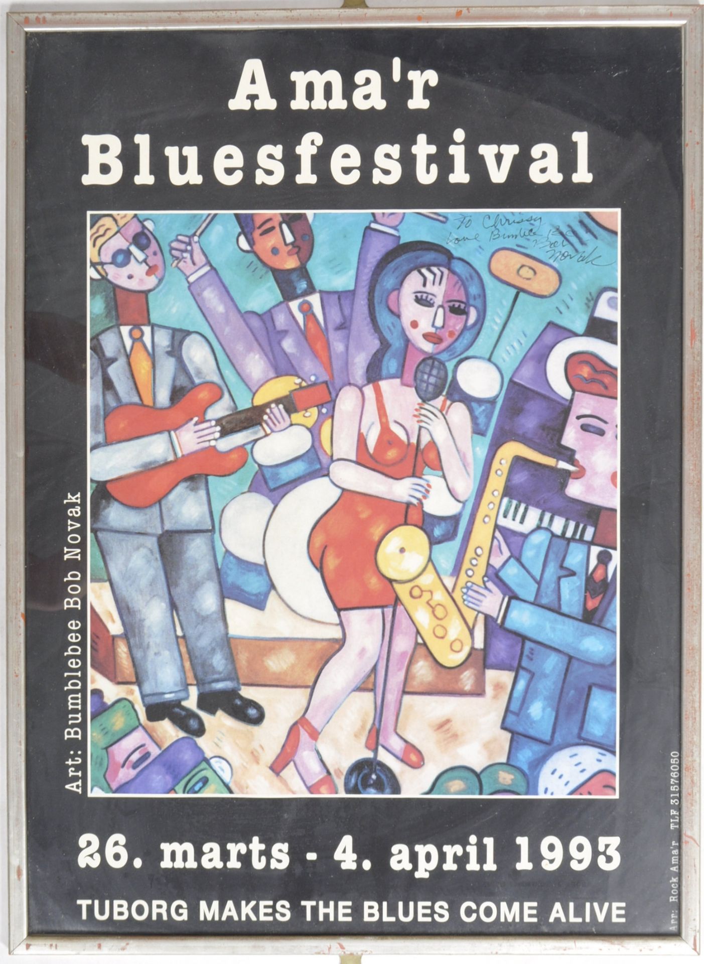 AMA'R BLUES FESTIVAL - 1993 MUSIC ADVERTISING POSTER - Bild 2 aus 7