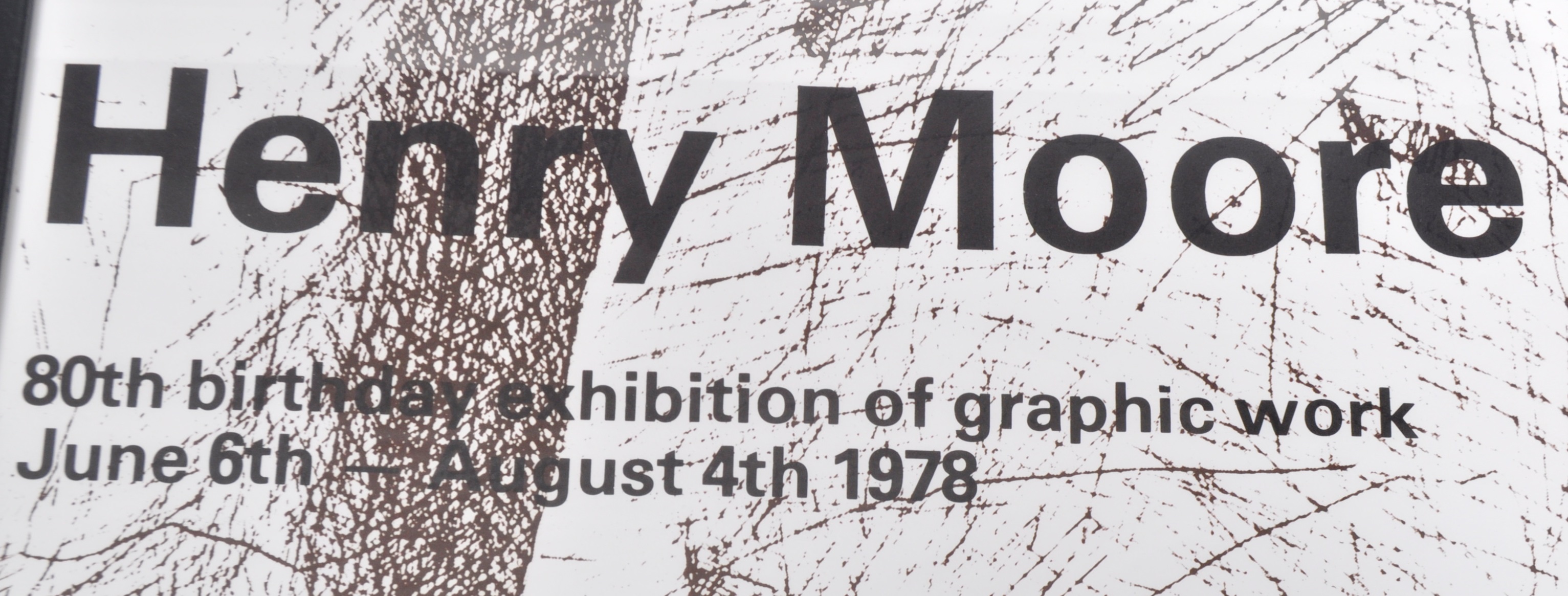 1970s GALLERY EXHIBITION POSTER FOR HENRY MOORE - Image 6 of 6