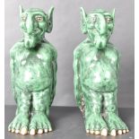 PAIR OF 20TH CENTURY STUDIO ART GOBLIN BOOK ENDS