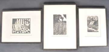 COLLECTION OF 20TH CENTURY BLOCK PRINTS