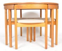 HANS OLSEN FOR A.B.J FURNITURE - DANISH TABLE AND CHAIRS