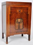 GUGLIELMO MARCONI - ITALIAN ART DECO WALNUT MUSIC PLAYER