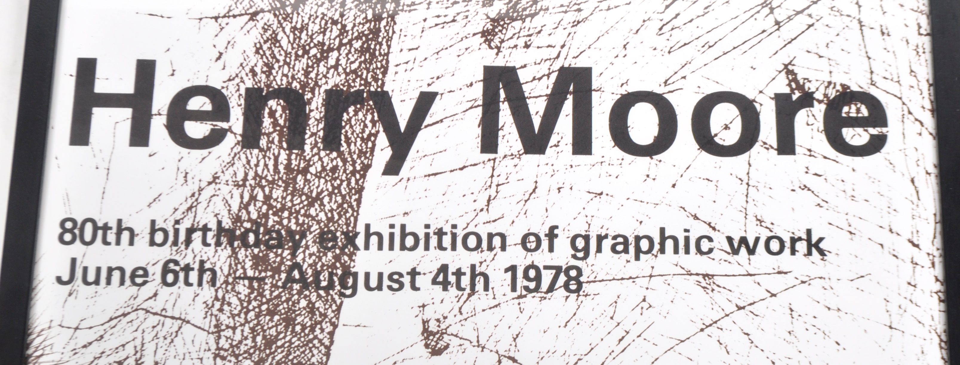 1970s GALLERY EXHIBITION POSTER FOR HENRY MOORE - Image 3 of 6