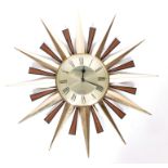 METAMEC - ORIGINAL STARBURST WALL CLOCK