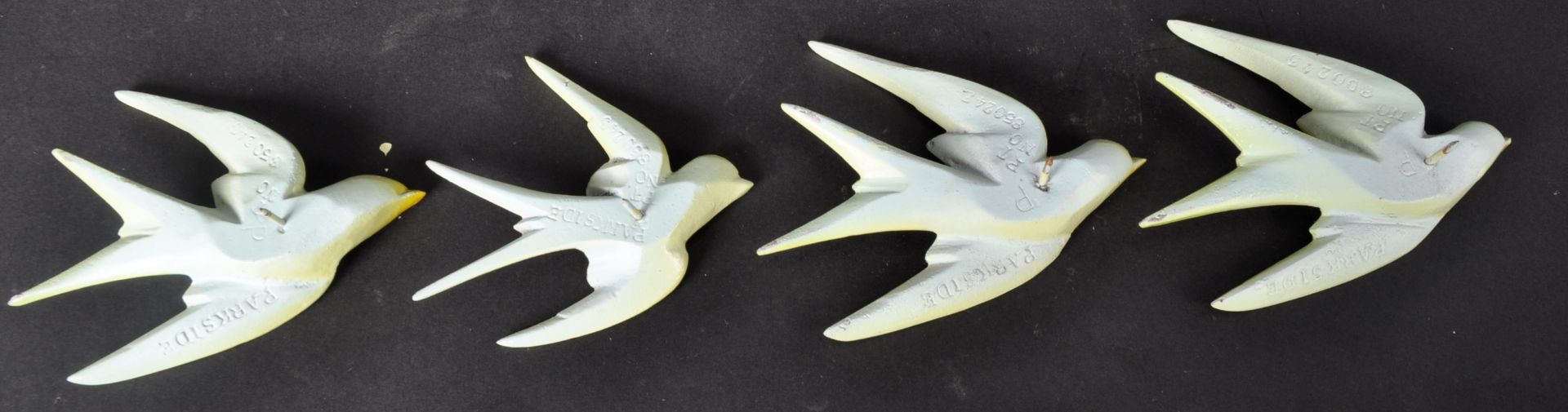 PARKSIDE - SET OF FOUR ART DECO GRADUATING SWALLOWS - Image 6 of 8
