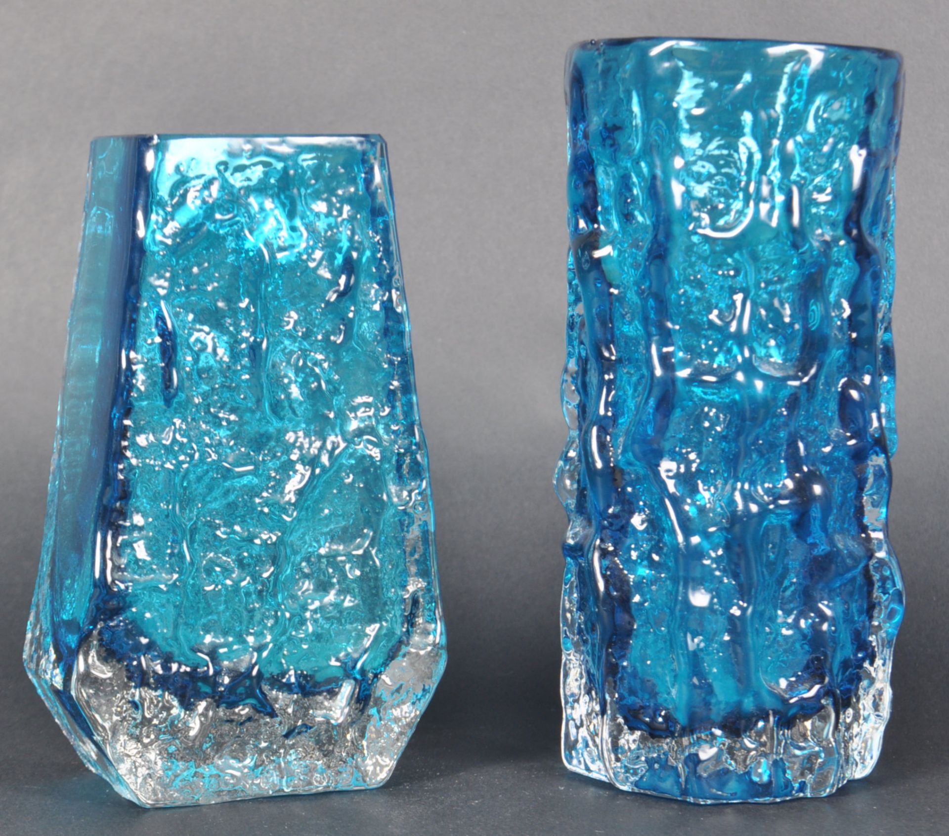 GEOFFREY BAXTER - WHITEFRIARS - TWO PIECES OF STUDIO GLASS