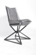 RETRO INDUSTRIAL MODERNIST ACCENT CHAIR
