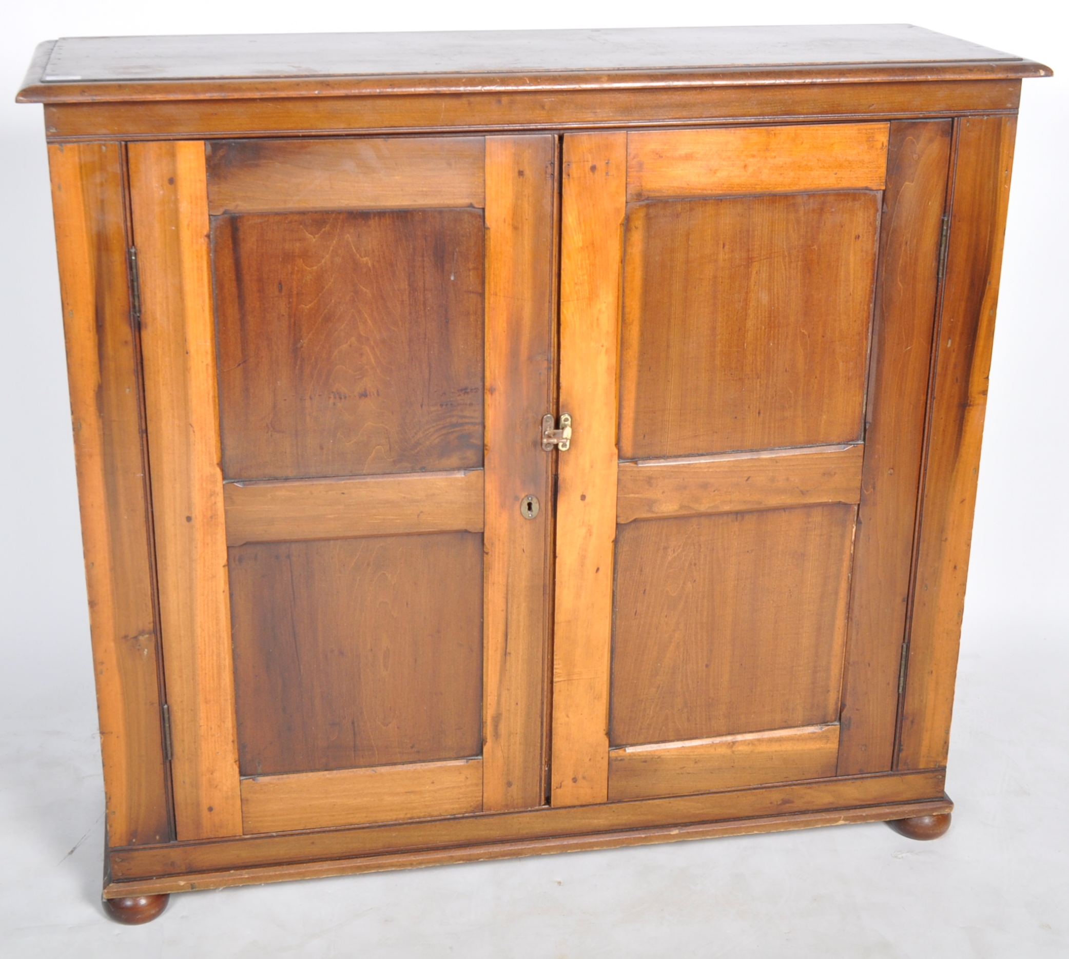 19TH CENTURY VICTORIAN PADAUK WOOD SCHOOL CUPBOARD - Image 2 of 5