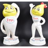 PAIR OF ESSO CAST IRON ADVERTISING FIGURES