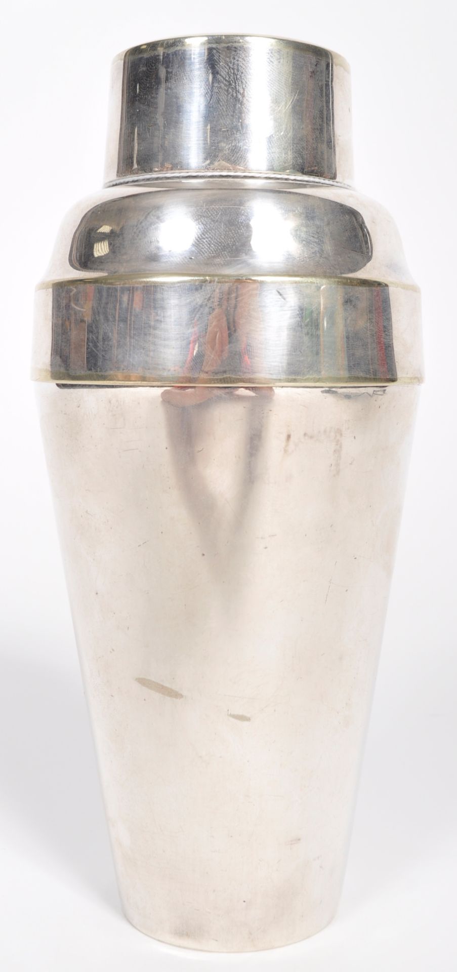 VINTAGE ART DECO SILVER PLATED COCKTAIL SHAKER