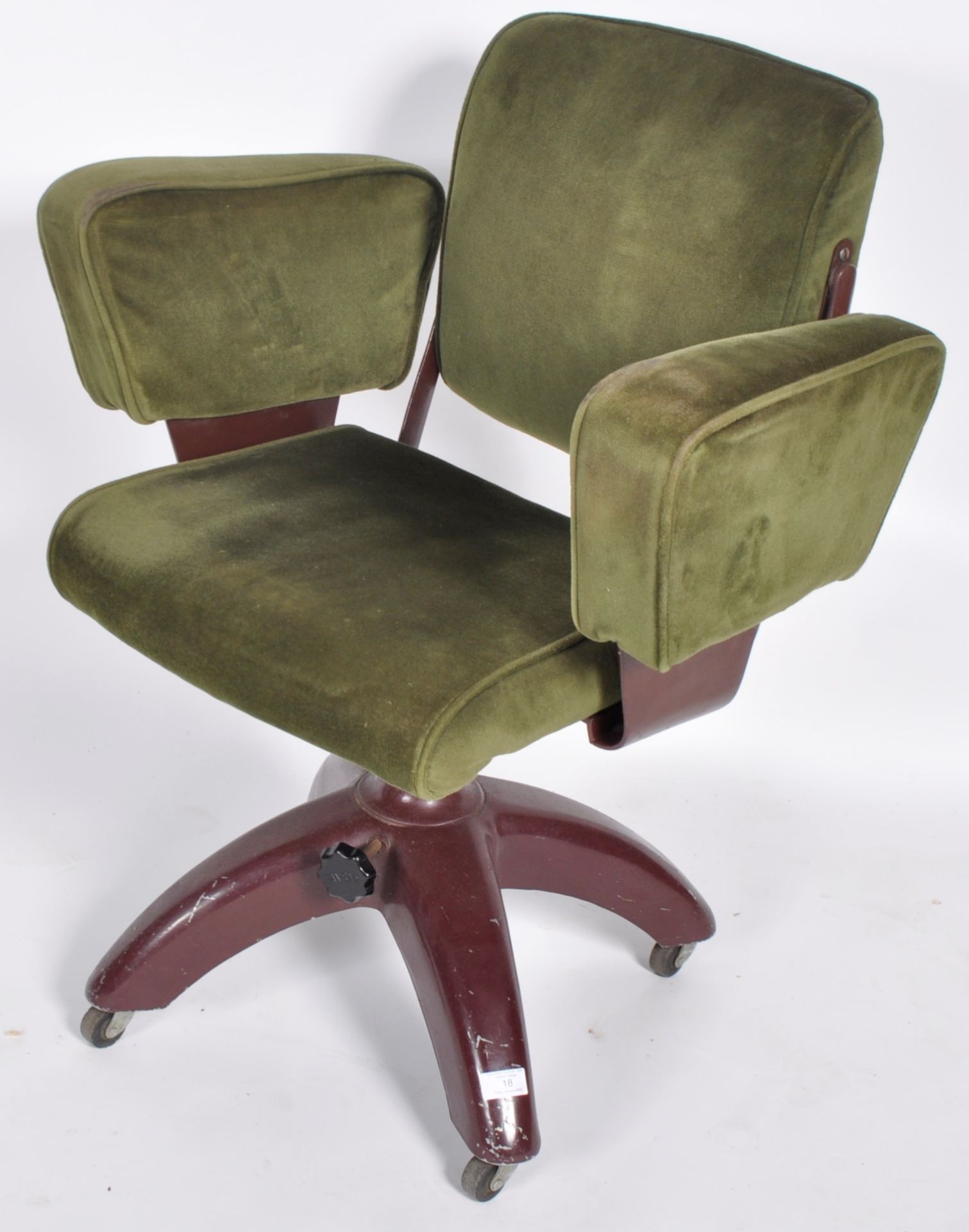 TANSAD - MODEL DE LUXE V.26 - ART DECO SWIVEL OFFICE DESK CHAIR - Image 2 of 5