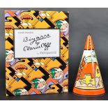 CLARICE CLIFF ORANGE ROOF COTTAGE SUGAR SIFTER
