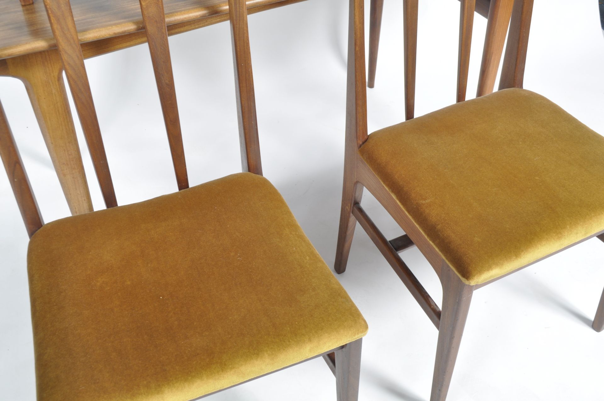 YOUNGER TEAK WOOD DINING TABLE AND FOUR CHAIRS - Image 3 of 8