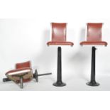 MATCHING SET OF RETRO AMERICAN KITCHEN DINER BAR STOOLS