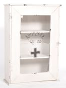GERMAN MEDICAL WALL MOUNTED APOTHECARY CABINET