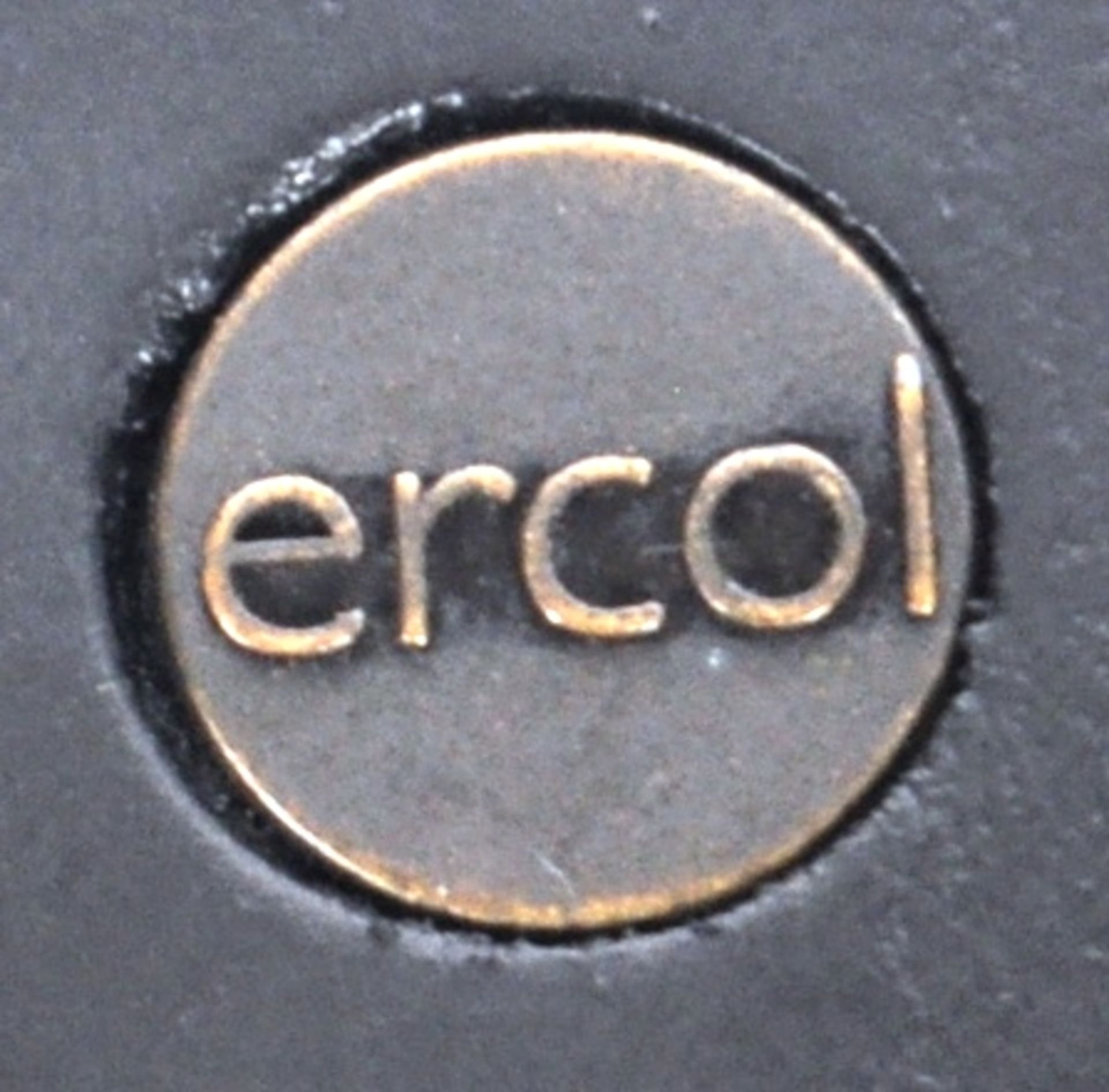 ERCOL - MODEL 425 - PAIR OF EBONISED SADDLE STOOLS - Image 6 of 6