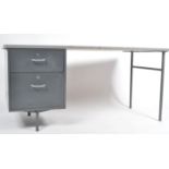 RONEO VICKERS - 20TH CENTURY EX-MOD INDUSTRIAL METAL DESK