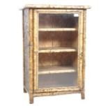 19TH CENTURY VICTORIAN AESTHETIC BAMBOO CABINET