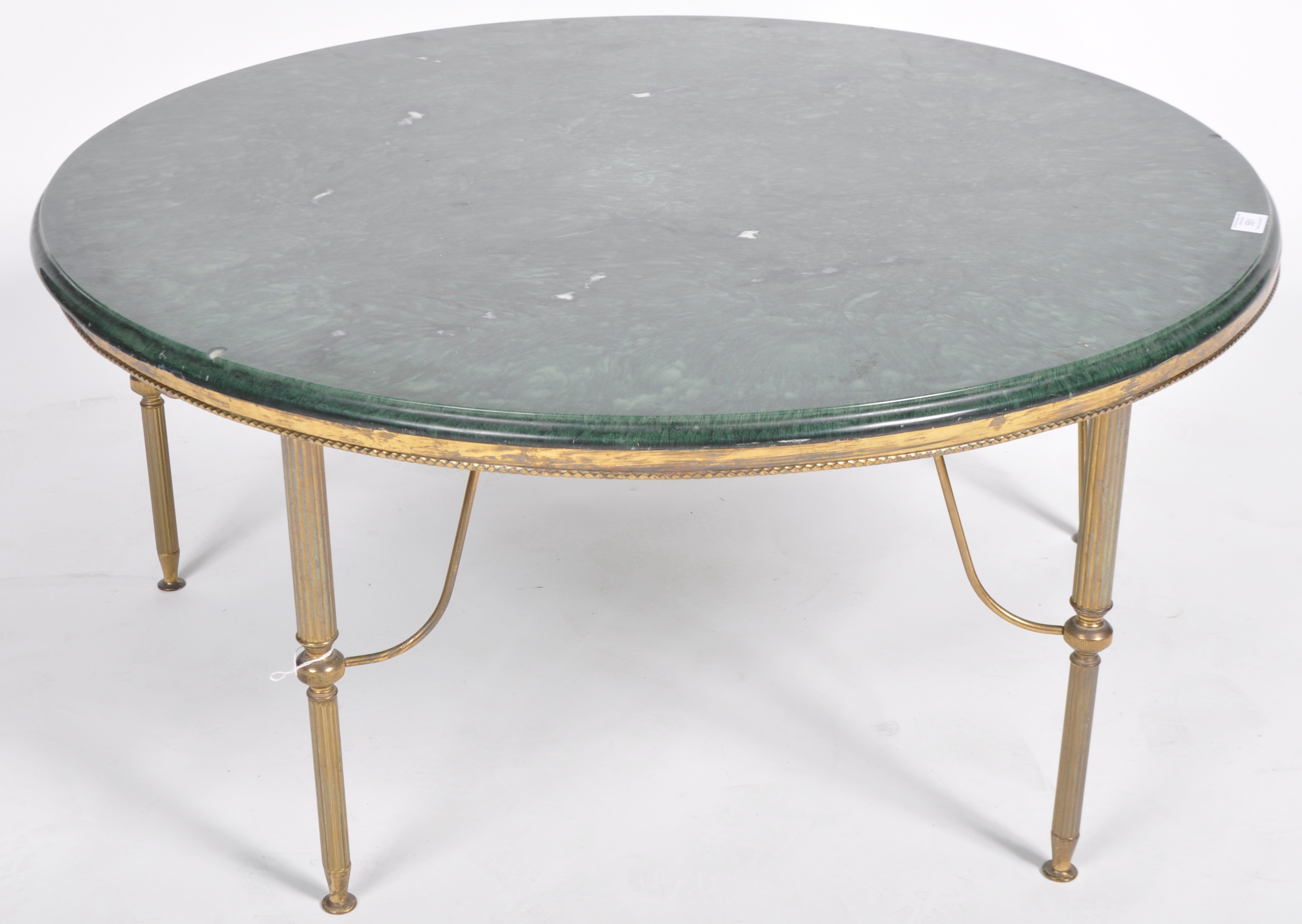 20TH CENTURY HOLLYWOOD REGENCY BRASS COFFEE TABLE - Image 2 of 6