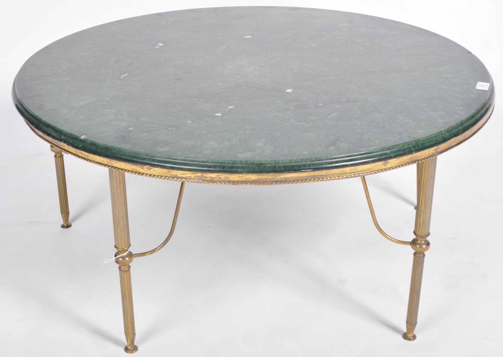 20TH CENTURY HOLLYWOOD REGENCY BRASS COFFEE TABLE - Image 2 of 6