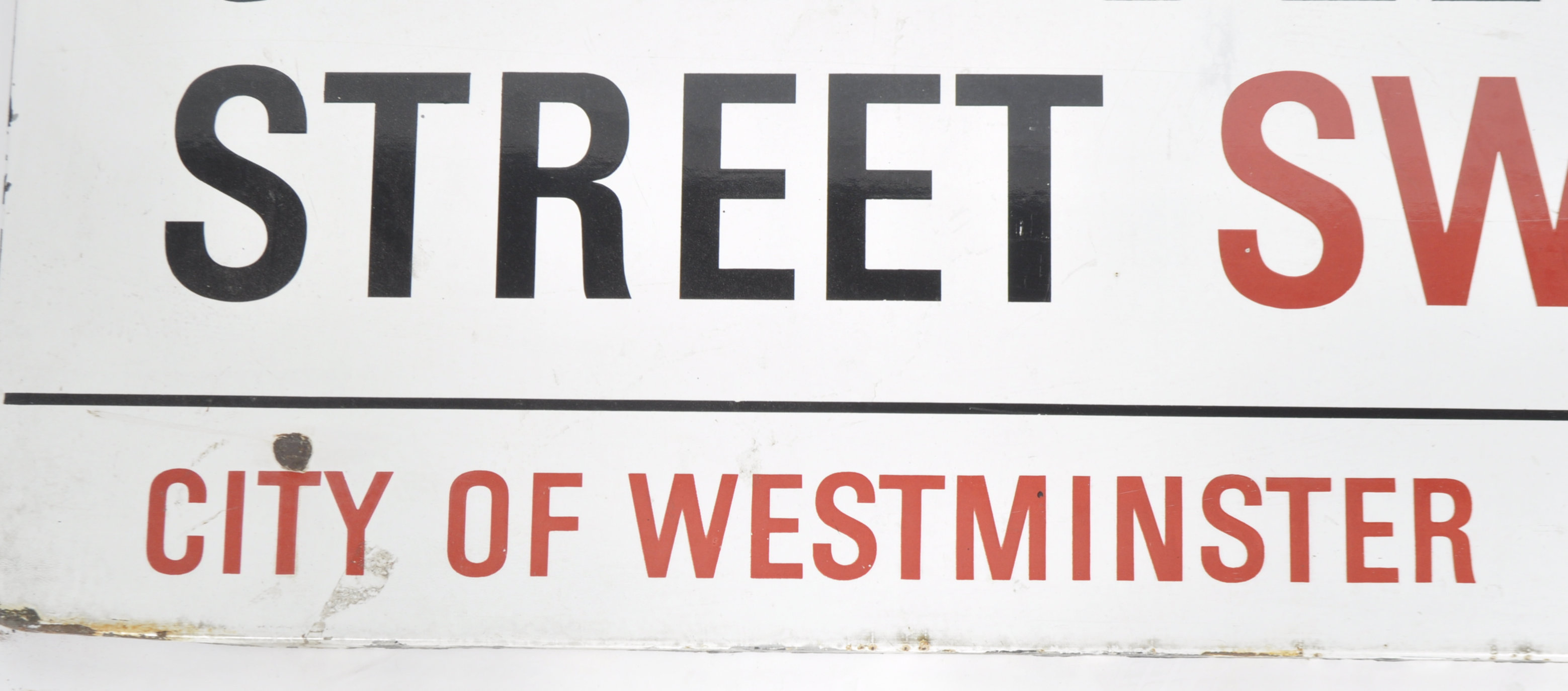UPPER BELGRAVE - ENAMEL LONDON STREET / ROAD SIGN - Image 4 of 5