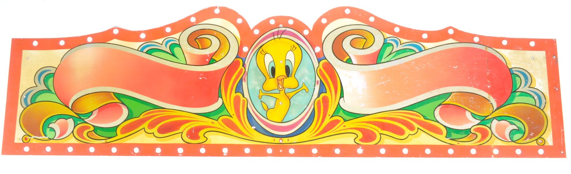 DISNEY / FAIRGROUND - PAINTED PANEL FEATURING TWEETY PIE