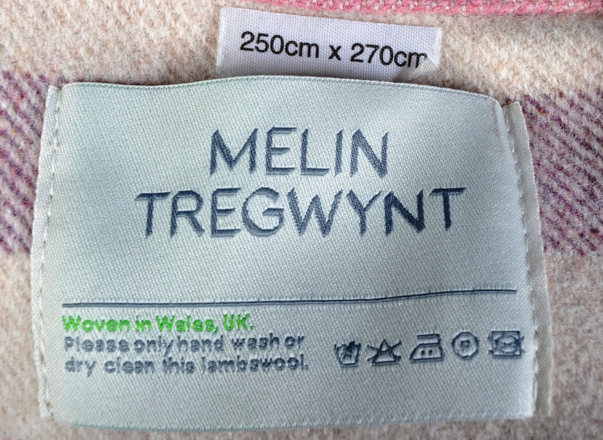 VINTAGE MELIN TREGWYNT KNOT BLANKET - Image 4 of 6