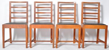 FRANK WHITTON FOR GORDON RUSSELL - SET OF FOUR OAK CHAIRS