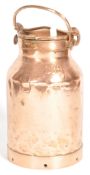 LARGE EARLY 20TH CENTURY COPPER MILK CHURN