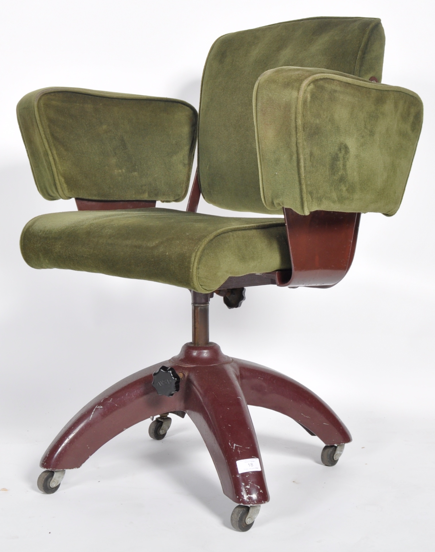 TANSAD - MODEL DE LUXE V.26 - ART DECO SWIVEL OFFICE DESK CHAIR