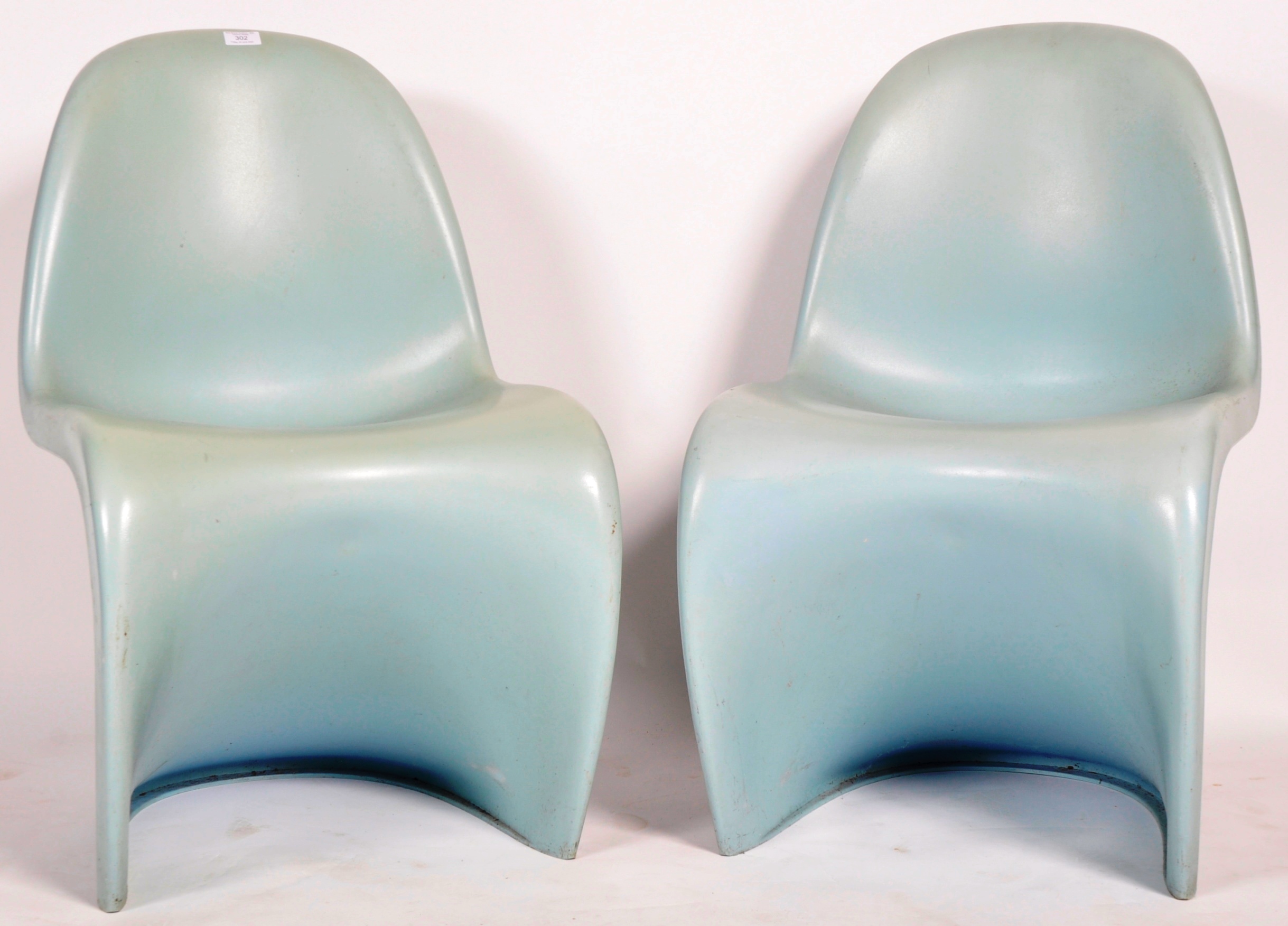 AFTER VERNER PANTON - S CHAIRS - PAIR OF CHAIRS