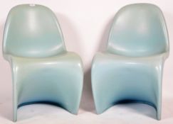 AFTER VERNER PANTON - S CHAIRS - PAIR OF CHAIRS