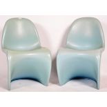 AFTER VERNER PANTON - S CHAIRS - PAIR OF CHAIRS