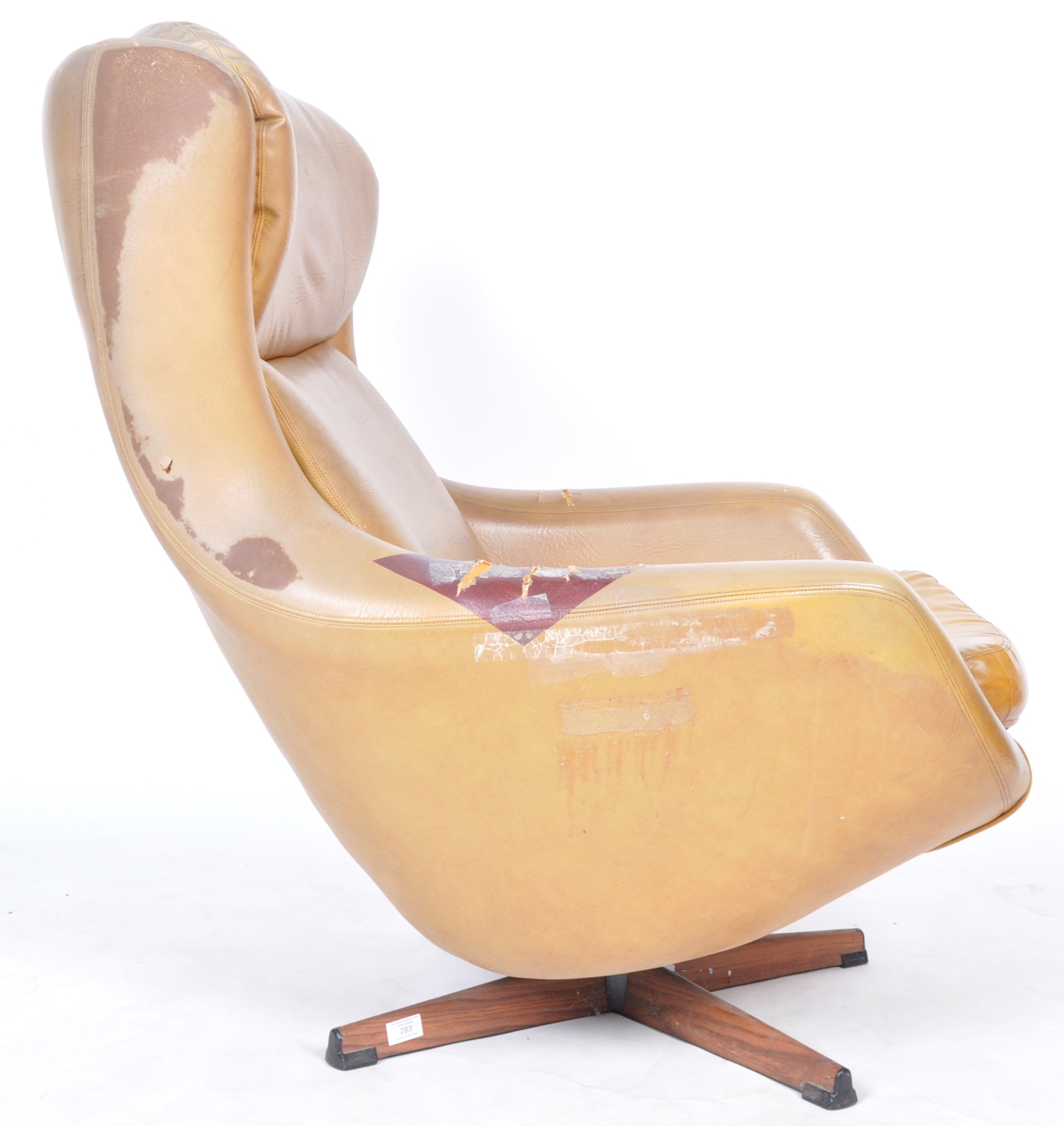 RETRO VINTAGE SWIVEL EGG CHAIR - Image 4 of 6