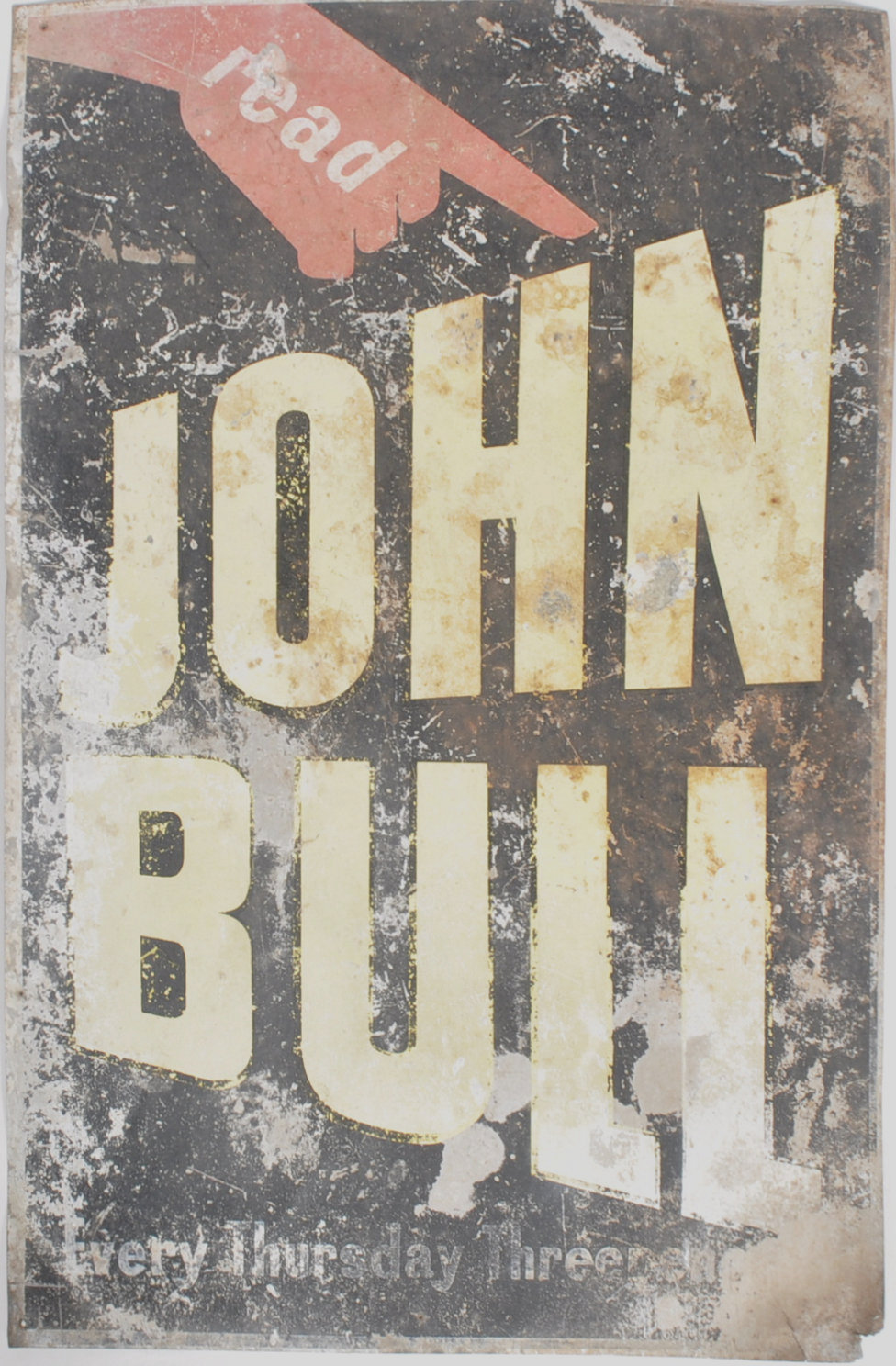 RETRO VINTAGE JOHN BULL ADVERTISING SIGN