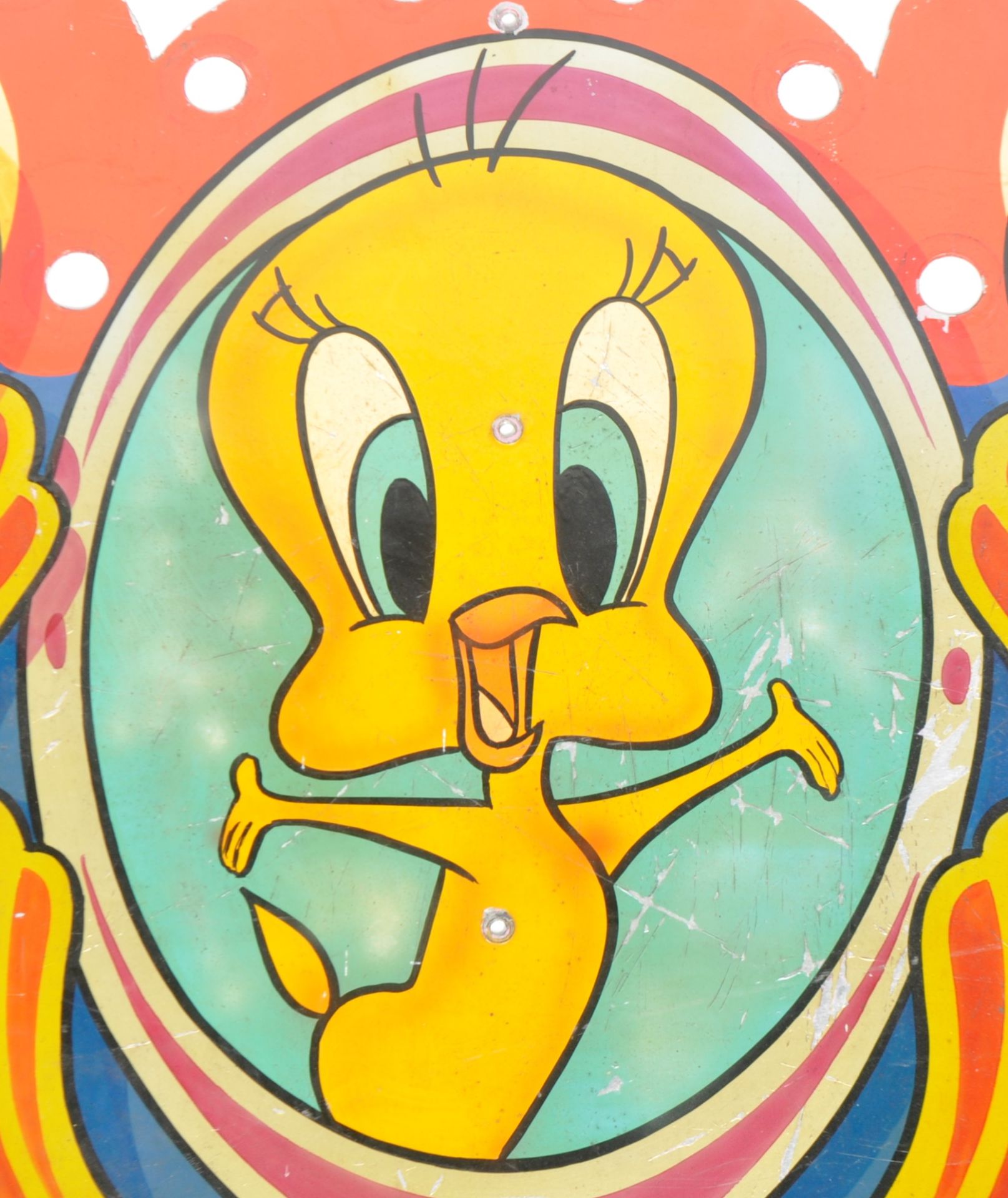 DISNEY / FAIRGROUND - PAINTED PANEL FEATURING TWEETY PIE - Image 3 of 5