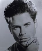 ROB LOWE - AMERICAN ACTOR - AUTOGRAPHED 8X10" - AFTAL