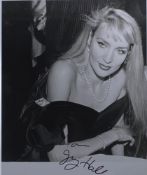 JERRY HALL - AMERICAN MODEL - AUTOGRAPHED 8X10" - AFTAL