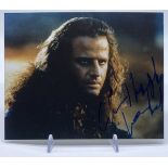 CHRISTOPHER LAMBERT - HIGHLANDER - AUTOGRAPHED 8X10" - AFTAL