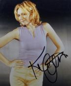 KIM CATTRALL - SEX AND THE CITY - AUTOGRAPHED 8X10" - AFTAL